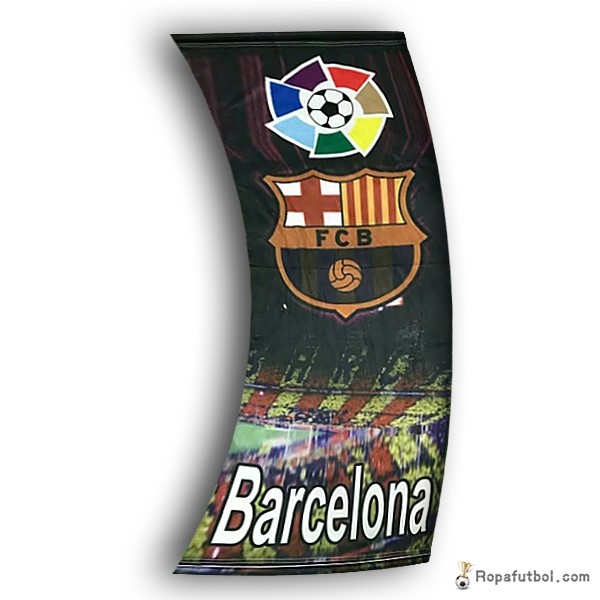 Futbol Bandera de Barcelona Negro